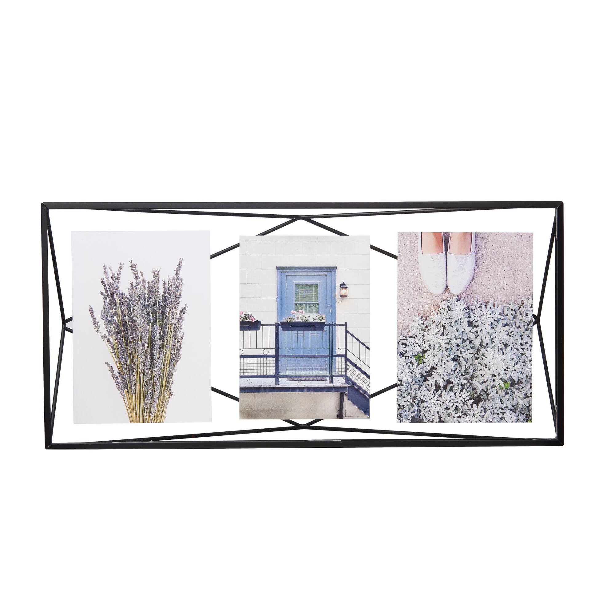 Umbra Black Prisma 3 Opening Picture Frame